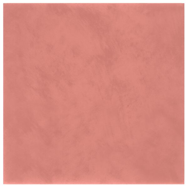 vidaXL Veggh&ouml;fu&eth;p&uacute;&eth;i 12 pcs Bleikur 30 x 30 cm Flauel