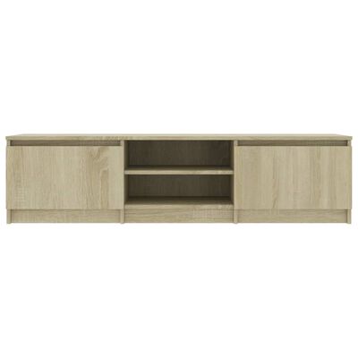 800651 vidaXL TV Cabinet Sonoma Oak 140x40x35,5 cm Chipboard