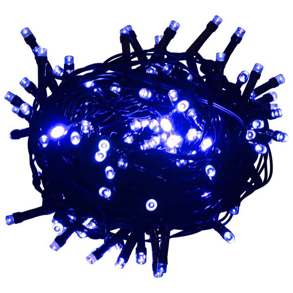 Ljósasería með 400 Bláum LED ljósum 40m 8 Ljósastillingar