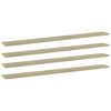 vidaXL Vegghillur 4 stk. Sonoma Eik 100x10x1,5 cm Sp&oacute;naplata