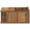 vidaXL Flj&oacute;tandi n&aacute;ttbor&eth; 2 stk Old Wood 40x32x15 cm Engineered Wood