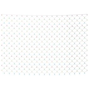 vidaXL Jólaljósaseríunet Marglitt 3x3 m 306 LED Inni Úti