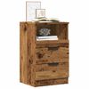 vidaXL N&aacute;ttbor&eth;ssk&aacute;pur Old Wood 40x36x65 cm Engineered Wood