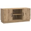 vidaXL Sj&oacute;nvarpssk&aacute;pur Handverkseik 102 x 34,5 x 47 cm Samsettur vi&eth;ur