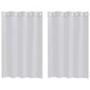 vidaXL Voile gard&iacute;na 2 pcs Lj&oacute;sgr&aacute;r 140 x 140 cm P&oacute;l&yacute;ester