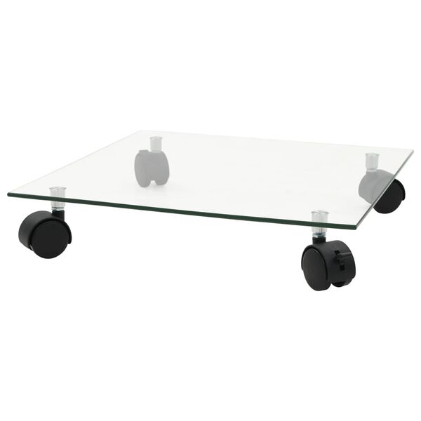 vidaXL Pl&ouml;ntustandar &aacute; Hj&oacute;lum 2 stk, Hert Gler 28 cm Hringlaga