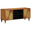 vidaXL Sj&oacute;nvarpssk&aacute;pur Hunangsbr&uacute;nn 105 x 33 x 46 cm Hart mang&oacute;tr&eacute;