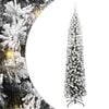 vidaXL Gervi j&oacute;latr&eacute; me&eth; 300 LED Gr&aelig;nn 240 cm PVC, st&aacute;l og plast