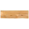 vidaXL Bor&eth;plata me&eth; N&aacute;tt&uacute;rulegum Br&uacute;num 100x20x3,8 cm Mang&oacute;vi&eth;ur