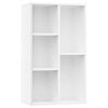 vidaXL B&oacute;kask&aacute;pur/Skenkur Hv&iacute;tur 50x25x80 cm Samsettur Vi&eth;ur
