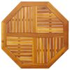 vidaXL Bor&eth;plata 90x90x2,2 cm &Aacute;tthyrnd Gegnheilt Akas&iacute;uvi&eth;ur