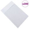 vidaXL Efnish&aacute;&eth; hundap&uacute;&eth;i 200 pcs Svartur og Hv&iacute;tt 90 x 60 cm