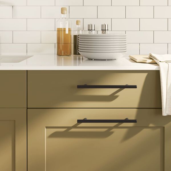 vidaXL Sk&aacute;pur Handf&ouml;ng 20 stk Svart 160 mm Ry&eth;fr&iacute;tt st&aacute;l