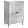 vidaXL Vi&eth;beinteyfla Steinsteypugr&aacute;r 66 x 34,5 x 90 cm Samsettur vi&eth;ur