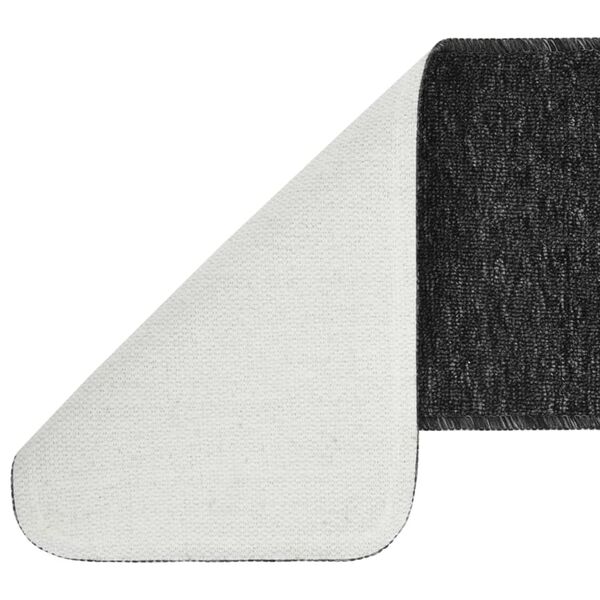 vidaXL Stamar Þrepamottur 15 stk. 60x25 cm Reykgráar Ferhyrndar