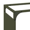 vidaXL Eldivi&eth;argrind Olive Green 90x28x65 cm Kaldvalsa&eth; st&aacute;l
