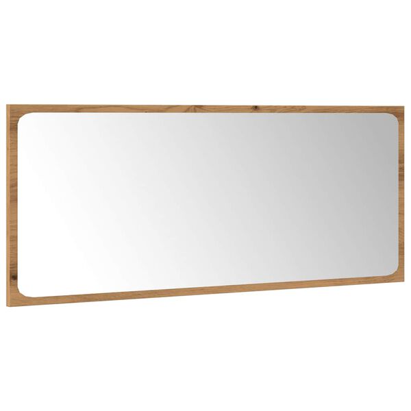 vidaXL 5 stykki baðherbergishúsgagnasett Þroskuð eik Samsettur viður