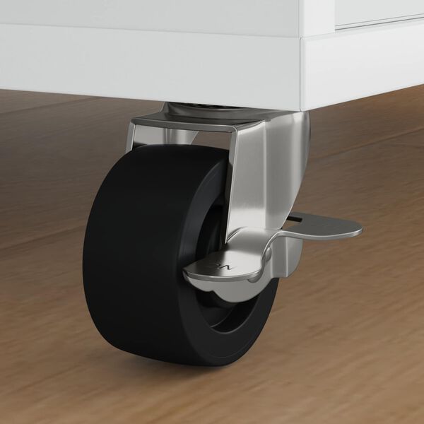 vidaXL Hj&oacute;l 12 pcs black and silver 50,7 x 50,7 x 24,4 mm