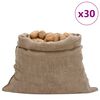 vidaXL J&uacute;tusekkir 30 stk. 100x110 cm 100% J&uacute;ta 220 g/fm