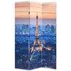 vidaXL Samanleggjanlegt Skilr&uacute;m 120x170 cm Par&iacute;s a&eth; N&aelig;turlagi