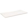vidaXL Bor&eth;plata Hv&iacute;t 100x60x2,5 cm Gegnheil Fura Spor&ouml;skjulaga