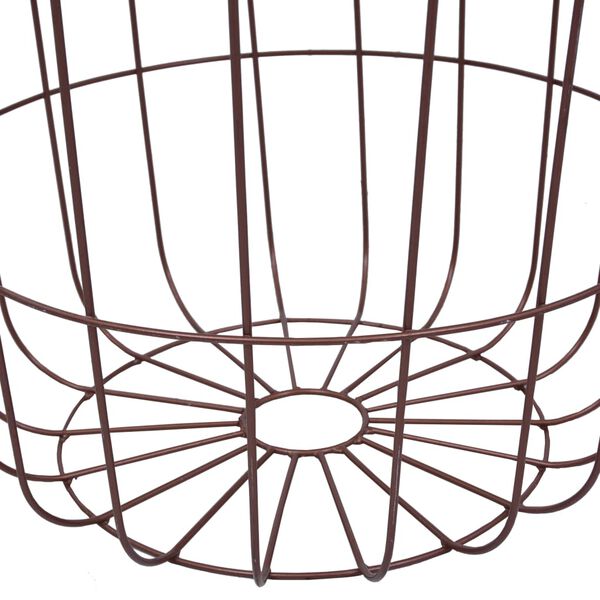 vidaXL Sófaborð Koparlitað Ø39,5 cm MDF