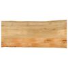 vidaXL Bor&eth;plata 140x60x3,8cm N&aacute;tt&uacute;rulegum Br&uacute;num Gegnheill Mang&oacute;vi&eth;ur