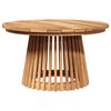 vidaXL Hli&eth;arbor&eth; Br&uacute;nn 70 x 70 x 40 cm Solid teak vi&eth;ur
