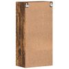 vidaXL Vegghengdur skápur Reykt eik 55 x 29 x 100 cm Samsettur viður
