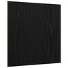 vidaXL Skreyting spj&ouml;ld 50 pcs Svartur Eik 30 x 30 x 0.27 cm