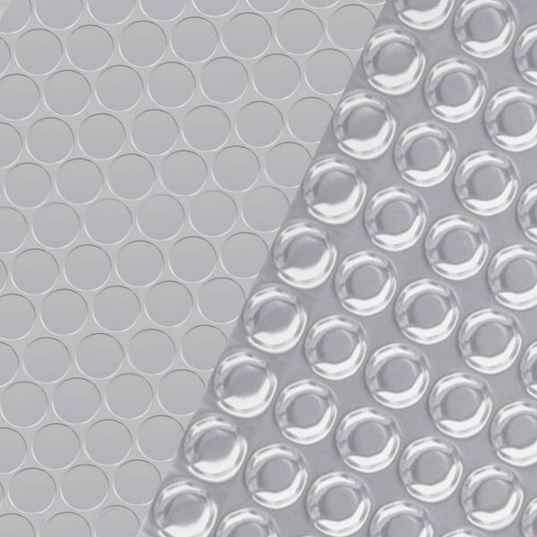 vidaXL Yfirbrei&eth;sla fyrir Sundlaug Silfurlitu&eth; 210 cm PE