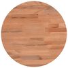 vidaXL Bor&eth;plata &Oslash;30x4 cm Kringl&oacute;tt Gegnheilt Beyki