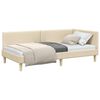vidaXL Hornr&uacute;m ramma Rj&oacute;malitur 100 cm x 200 cm B&oacute;mull og tr&eacute;