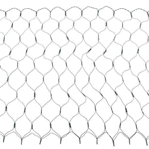 vidaXL Led net D&ouml;kkgr&aelig;n