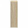 vidaXL B&oacute;kahilla Skilr&uacute;m Sonoma Eik 102x29x103,5 cm Samsettur Vi&eth;ur