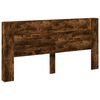 vidaXL H&ouml;f&eth;agafl Rau&eth;-eik 200 x 16,5 x 103,5 cm Samsettur vi&eth;ur