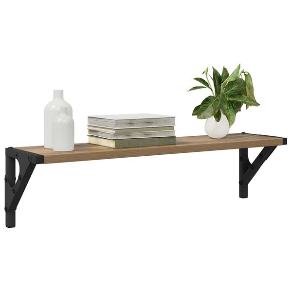 vidaXL Vegghyllur 2 pcs Artisan Eik 60 x 15 x 15,5 cm Samsettur vi&eth;ur