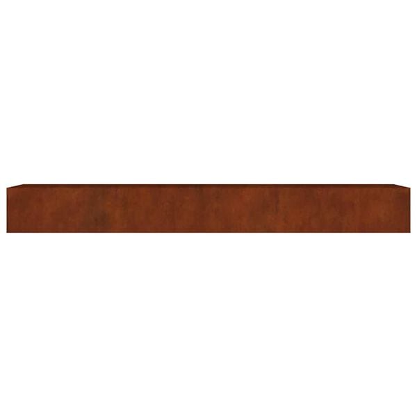 vidaXL Upph&aelig;kka&eth; Gar&eth;ker 360x80x40 cm Corten St&aacute;l