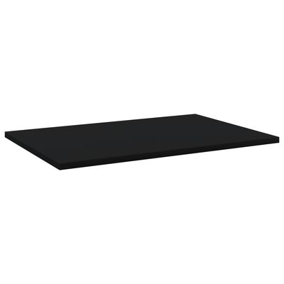 805253 vidaXL Bookshelf Boards 8 pcs Black 60x40x1,5 cm Chipboard