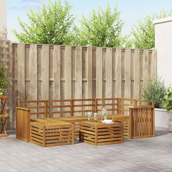 vidaXL S&oacute;fasett N&aacute;tt&uacute;rulegur Hrein akas&iacute;utr&eacute;