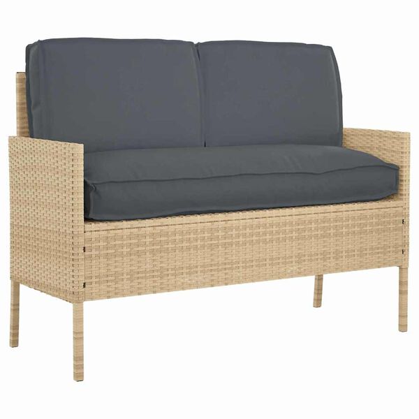 vidaXL P&uacute;&eth;asett 3 pcs Antras&iacute;t Oxford efni