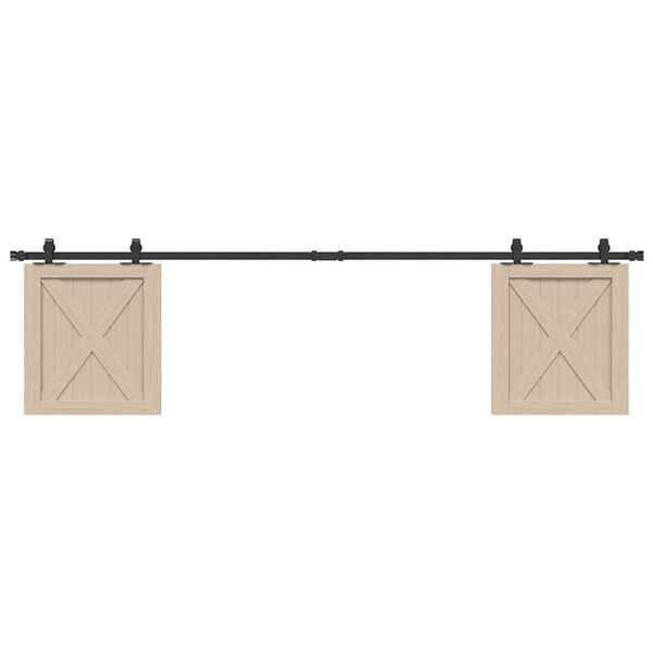 vidaXL Rennisk&aacute;pahur&eth;asett 200 cm Kolefnisst&aacute;l