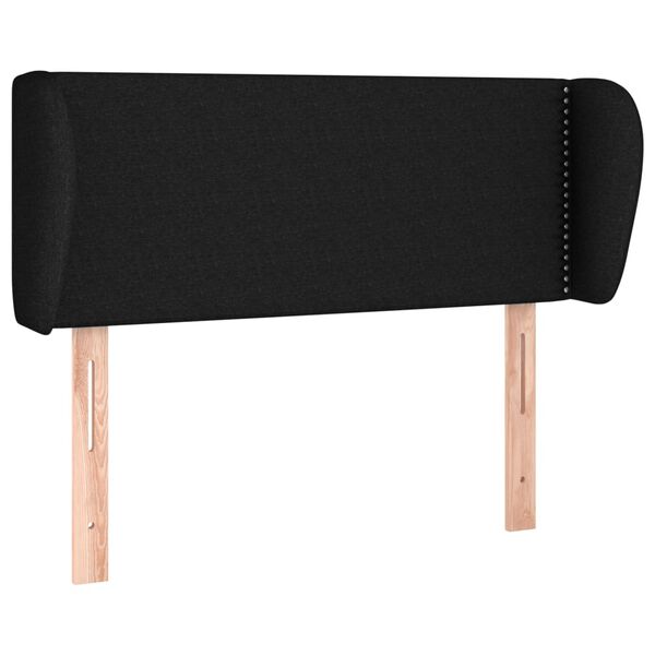 vidaXL H&ouml;f&eth;agafl me&eth; Eyrum 93x23x78/88 cm Svart Efni