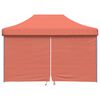 vidaXL Veislutjald terracotta 279 x 410 x 315 cm Oxford efni