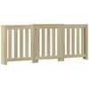 vidaXL Ofnhl&iacute;f Sonoma Eik 205x21,5x83,5 cm Samsettur Vi&eth;ur