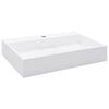vidaXL Handlaug 60x38x11 cm Steinsteypt/Marmarasteypt Hv&iacute;t