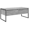 vidaXL S&oacute;fabor&eth; Gr&aacute;r Sonoma 100 x 46 x 40 cm Samsettur vi&eth;ur