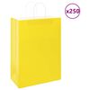 vidaXL Papp&iacute;rspokar 250 stk me&eth; Handf&ouml;ngum Gulir 32x17x44 cm