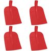 vidaXL Skopuh&ouml;f&eth; 4 pcs Rau&eth;ur 32 x 24,5 cm Dufth&uacute;&eth;a&eth; st&aacute;l