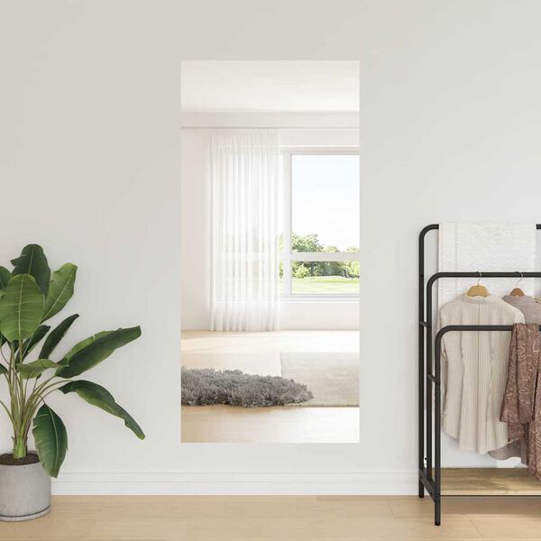 vidaXL Sj&aacute;lfl&iacute;mandi Spegill Film 60 x 200 cm 2 pcs Silfur PET